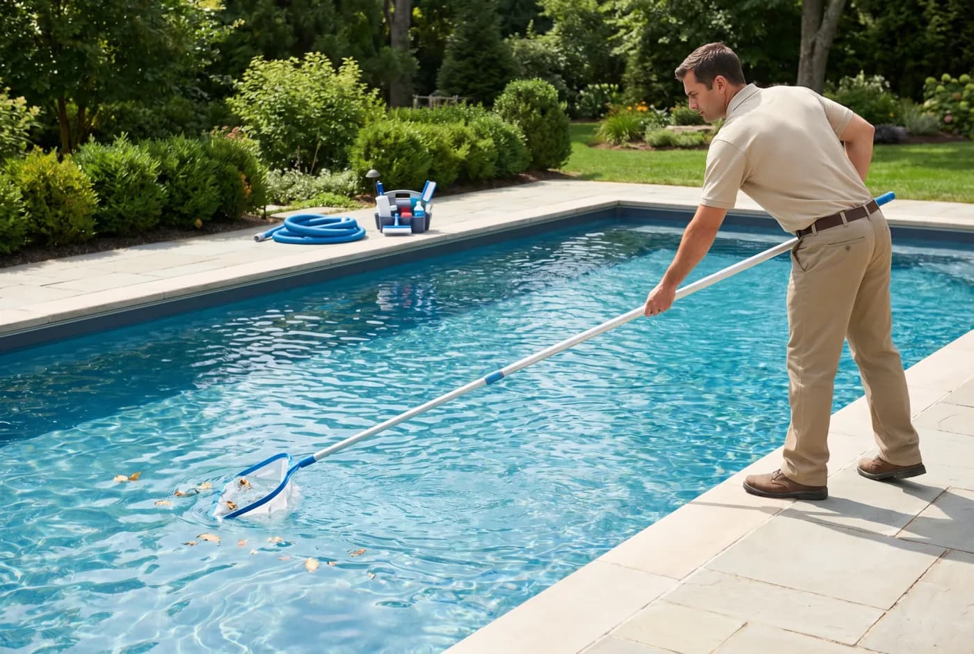 Weekly Pool Cleaning by Poolside